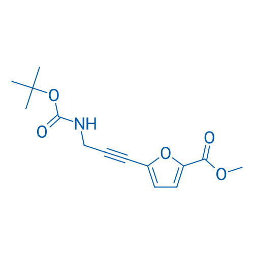 Methyl 5-(3-((tert-butoxycarbonyl)amino)prop-1-yn-1-yl)furan-2-carboxylate 100mg