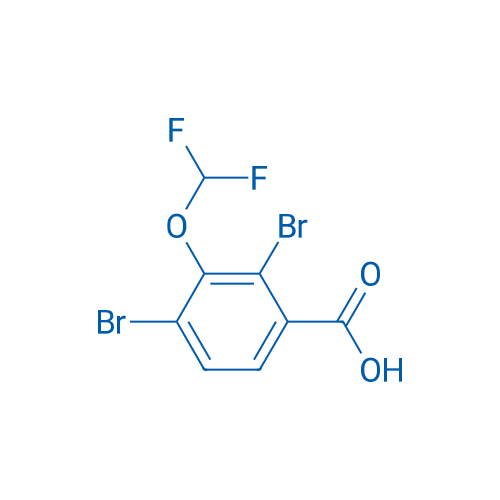 2,4-Dibromo-3-(difluoromethoxy)benzoic acid 5g