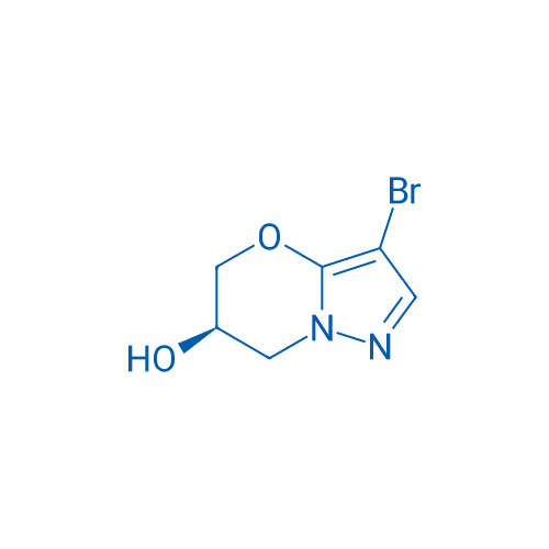 (R)-3-Bromo-6,7-dihydro-5H-pyrazolo[5,1-b][1,3]oxazin-6-ol 250mg
