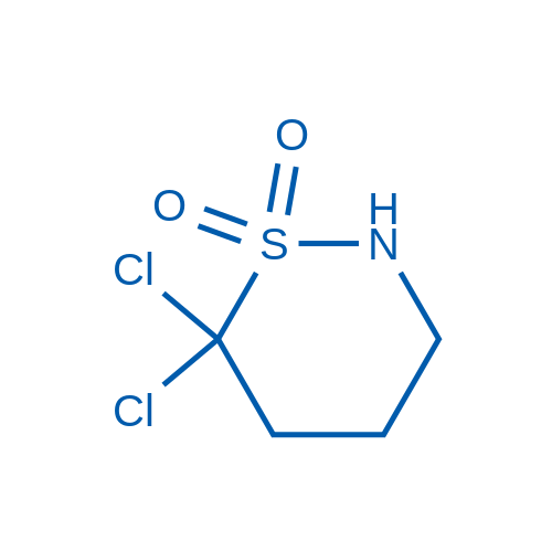 6,6-Dichloro-1,2-thiazinane 1,1-dioxide 100mg