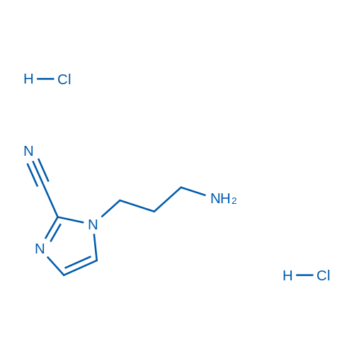 1-(3-Aminopropyl)-1H-imidazole-2-carbonitrile dihydrochloride 100mg