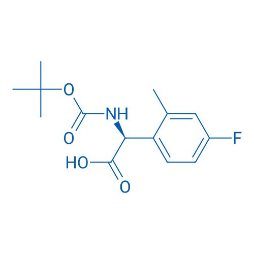 (S)-2-((tert-Butoxycarbonyl)amino)-2-(4-fluoro-2-methylphenyl)acetic acid 250mg