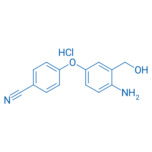 4-(4-Amino-3-(hydroxymethyl)phenoxy)benzonitrile hydrochloride 250mg