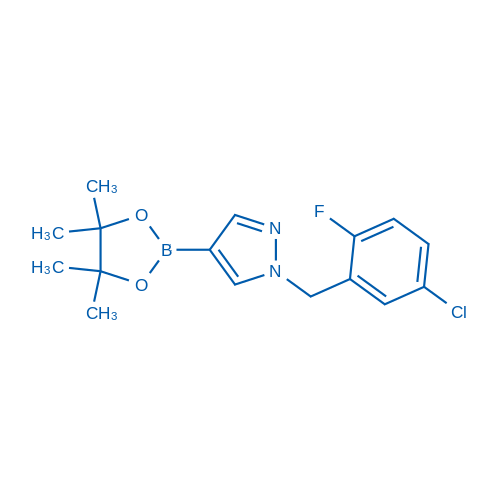 1-(5-Chloro-2-fluorobenzyl)-4-(4,4,5,5-tetramethyl-1,3,2-dioxaborolan-2-yl)-1H-pyrazole 250mg