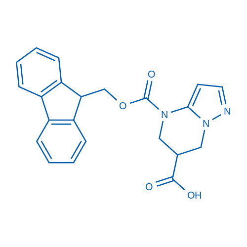 4-(((9H-Fluoren-9-yl)methoxy)carbonyl)-4,5,6,7-tetrahydropyrazolo[1,5-a]pyrimidine-6-carboxylic acid 100mg