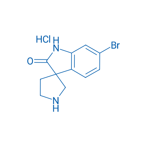 6-Bromospiro[indoline-3,3'-pyrrolidin]-2-one hydrochloride 250mg