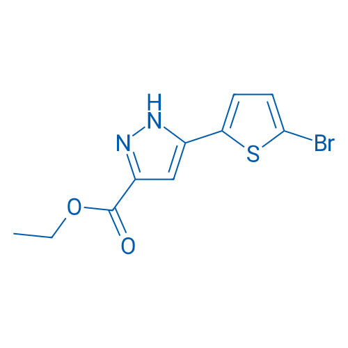Ethyl 5-(5-bromothiophen-2-yl)-1H-pyrazole-3-carboxylate 1g