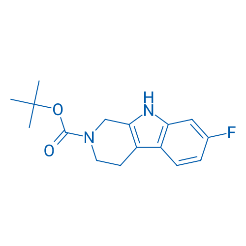 tert-Butyl 7-fluoro-1,3,4,9-tetrahydro-2H-pyrido[3,4-b]indole-2-carboxylate 1g