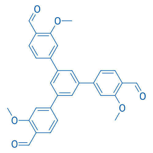 5'-(4-Formyl-3-methoxyphenyl)-3,3''-dimethoxy-[1,1':3',1''-terphenyl]-4,4''-dicarbaldehyde 100mg
