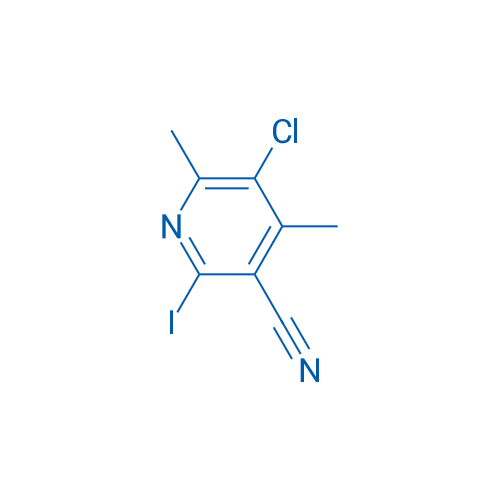 5-Chloro-2-iodo-4,6-dimethylnicotinonitrile 1g