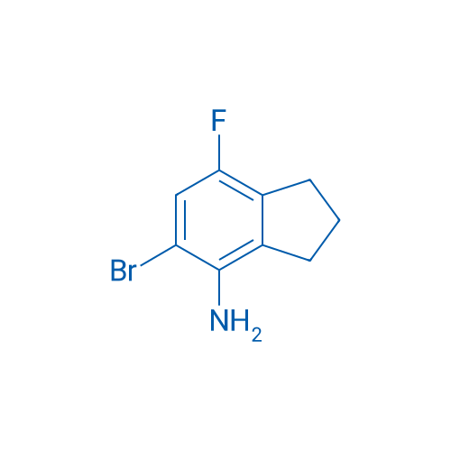 5-Bromo-7-fluoro-2,3-dihydro-1H-inden-4-amine 250mg