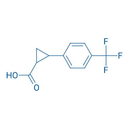 2-(4-(Trifluoromethyl)phenyl)cyclopropane-1-carboxylic acid 250mg