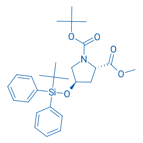 1-(tert-Butyl) 2-methyl (2S,4R)-4-((tert-butyldiphenylsilyl)oxy)pyrrolidine-1,2-dicarboxylate 5g