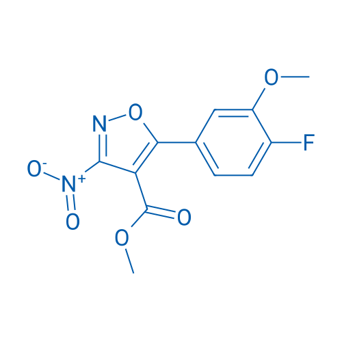 Methyl 5-(4-fluoro-3-methoxyphenyl)-3-nitroisoxazole-4-carboxylate 1g