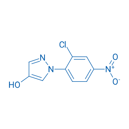 1-(2-Chloro-4-nitrophenyl)-1H-pyrazol-4-ol 250mg