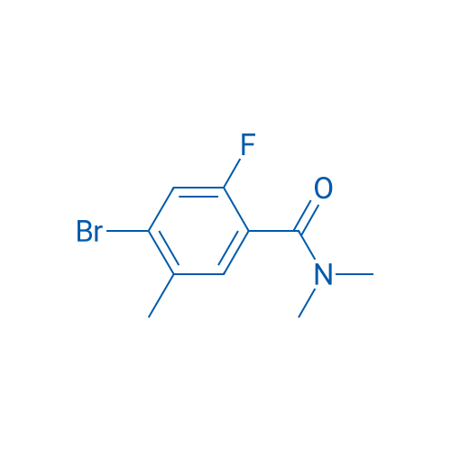4-Bromo-2-fluoro-N,N,5-trimethylbenzamide 1g