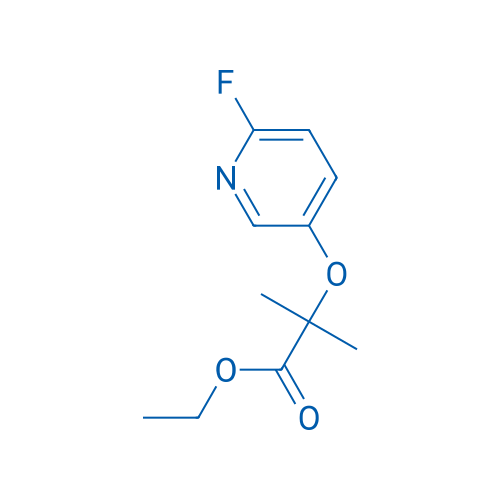 Ethyl 2-((6-fluoropyridin-3-yl)oxy)-2-methylpropanoate 1g
