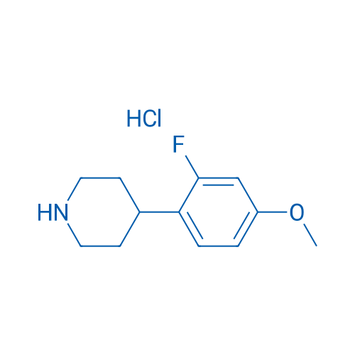 4-(2-Fluoro-4-methoxyphenyl)piperidine hydrochloride 1g