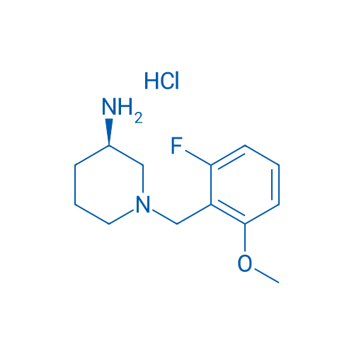(R)-1-(2-Fluoro-6-methoxybenzyl)piperidin-3-amine hydrochloride 1g