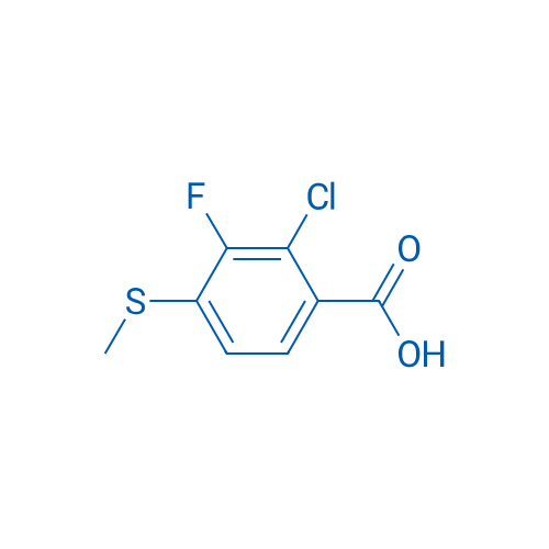2-Chloro-3-fluoro-4-(methylthio)benzoic acid 10g