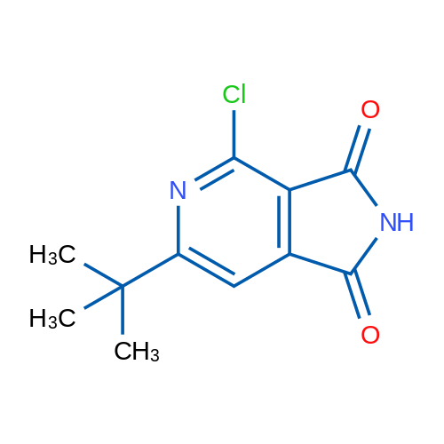 6-(Tert-butyl)-4-chloro-1H-pyrrolo[3,4-c]pyridine-1,3(2H)-dione 1g