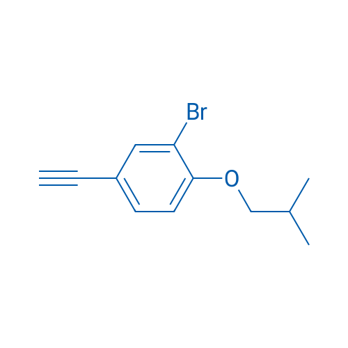 2-Bromo-4-ethynyl-1-isobutoxybenzene 1g