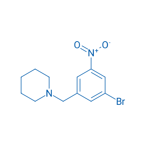 1-(3-Bromo-5-nitrobenzyl)piperidine 1g