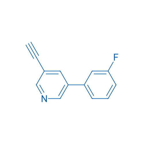 3-Ethynyl-5-(3-fluorophenyl)pyridine 1g