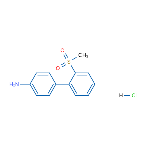 2'-(Methylsulfonyl)-[1,1'-biphenyl]-4-amine hydrochloride 1g