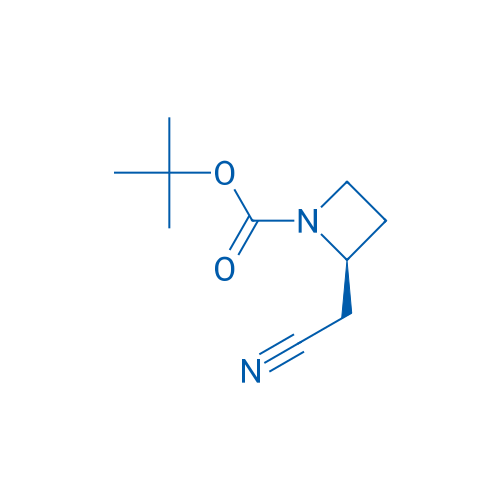 (S)-tert-Butyl 2-(cyanomethyl)azetidine-1-carboxylate 50mg