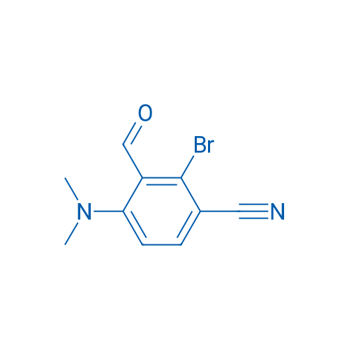2-Bromo-4-(dimethylamino)-3-formylbenzonitrile 10g