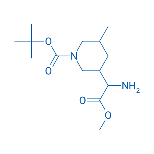 tert-Butyl 3-(1-amino-2-methoxy-2-oxoethyl)-5-methylpiperidine-1-carboxylate 5g