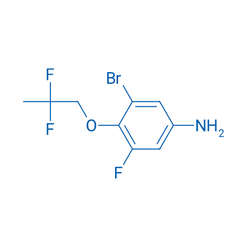 3-Bromo-4-(2,2-difluoropropoxy)-5-fluoroaniline 1g