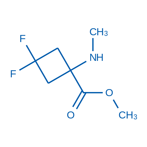 Methyl 3,3-difluoro-1-(methylamino)cyclobutane-1-carboxylate 100mg