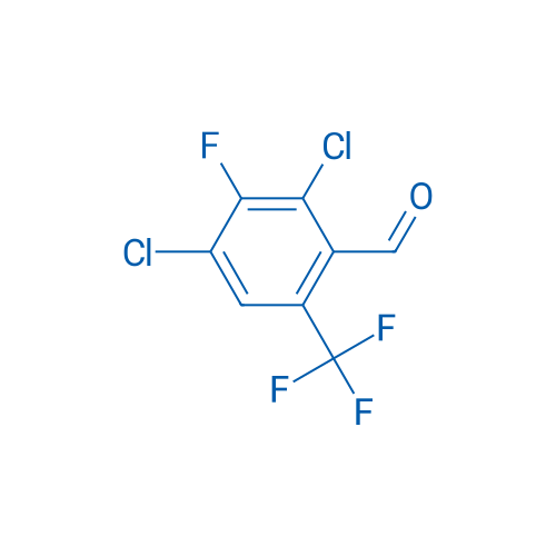 2,4-Dichloro-3-fluoro-6-(trifluoromethyl)benzaldehyde 250mg