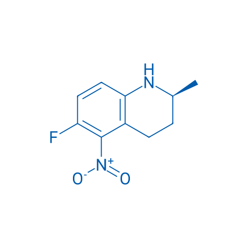 (S)-6-Fluoro-2-methyl-5-nitro-1,2,3,4-tetrahydroquinoline 250mg