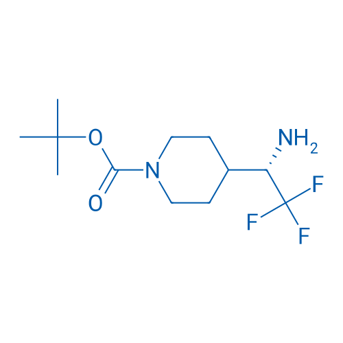 tert-Butyl (S)-4-(1-amino-2,2,2-trifluoroethyl)piperidine-1-carboxylate 1g