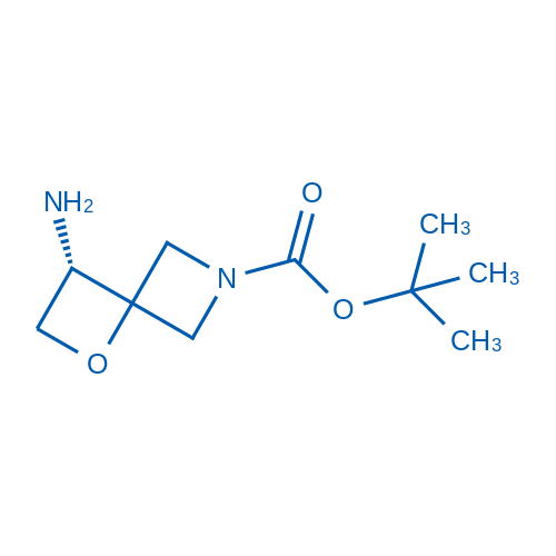 tert-Butyl (S)-3-amino-1-oxa-6-azaspiro[3.3]heptane-6-carboxylate 250mg