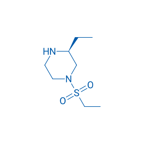 (S)-3-Ethyl-1-(ethylsulfonyl)piperazine 250mg