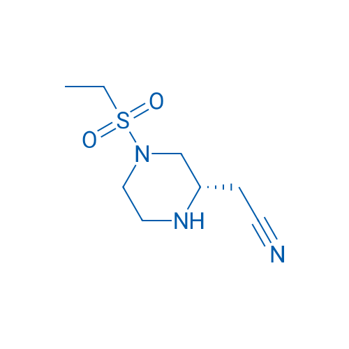 (S)-2-(4-(Ethylsulfonyl)piperazin-2-yl)acetonitrile 100mg
