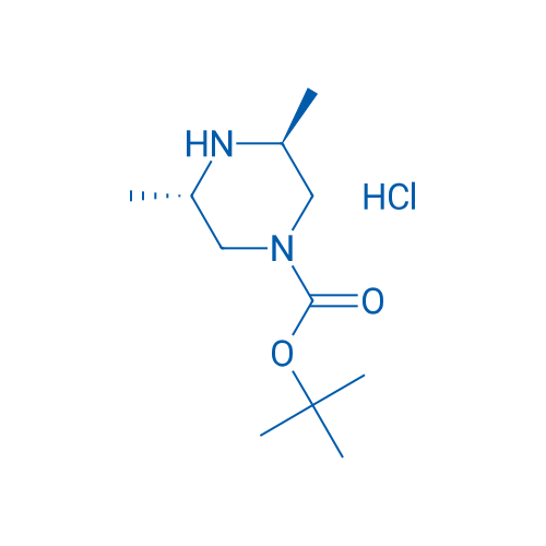 tert-Butyl (3S,5S)-3,5-dimethylpiperazine-1-carboxylate hydrochloride 250mg