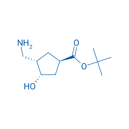tert-Butyl (1R,3S,4S)-3-(aminomethyl)-4-hydroxycyclopentane-1-carboxylate 1g