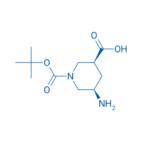 (3S,5R)-5-Amino-1-(tert-butoxycarbonyl)piperidine-3-carboxylic acid 100mg