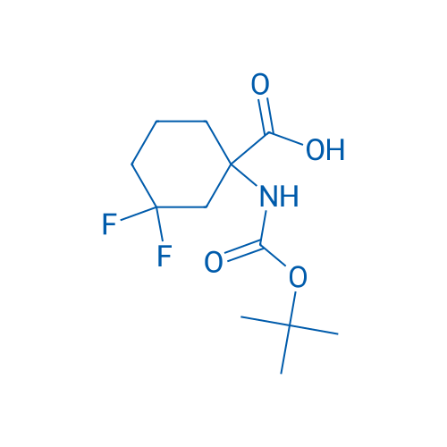 1-((tert-Butoxycarbonyl)amino)-3,3-difluorocyclohexane-1-carboxylic acid 100mg