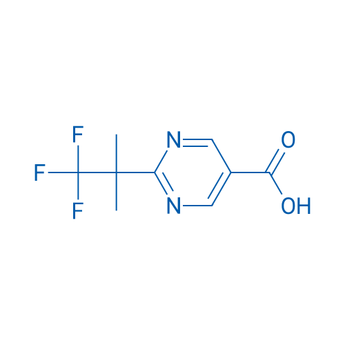 2-(1,1,1-Trifluoro-2-methylpropan-2-yl)pyrimidine-5-carboxylic acid 250mg