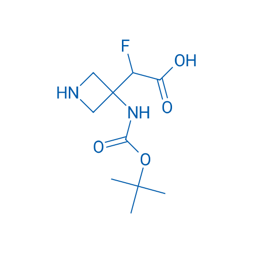 2-[3-(tert-Butoxycarbonylamino)azetidin-3-yl]-2-fluoro-acetic acid 100mg