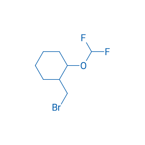 1-(Bromomethyl)-2-(difluoromethoxy)cyclohexane 100mg