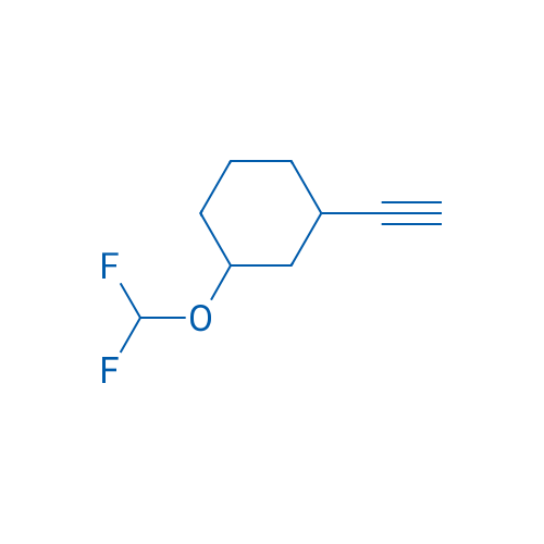 1-(Difluoromethoxy)-3-ethynylcyclohexane 1g