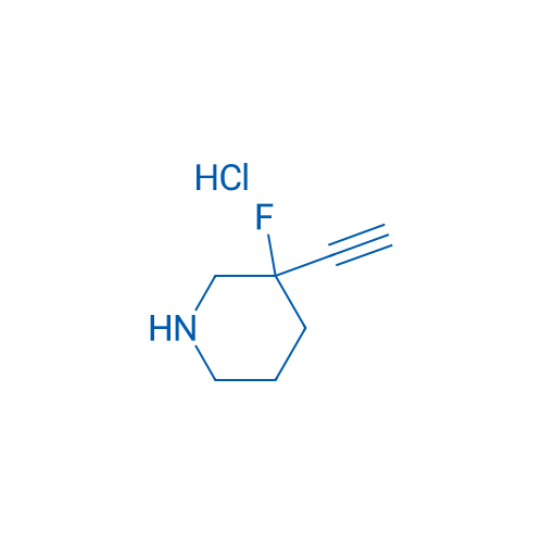 3-Ethynyl-3-fluoropiperidine hydrochloride 100mg