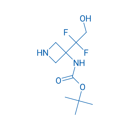 tert-Butyl N-[3-(1,1-difluoro-2-hydroxy-ethyl)azetidin-3-yl]carbamate 100mg